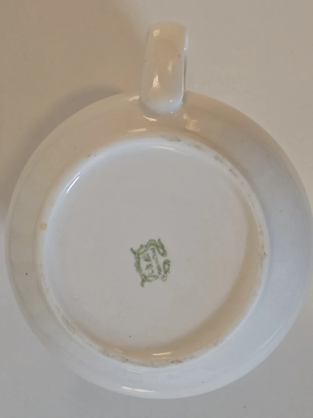 Vintage Retro 1970s Liling China Cream of Mushroom Soup Recipe Mug Bowl